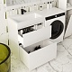Style Line Мебель для ванной Даллас 130 L Люкс Plus белая – картинка-24